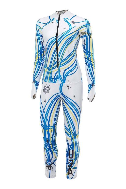 Traje Spyder World Cup DH Race Blancos Azules Para Mujer Mexico MX20418